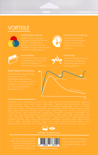 🇪🇸 Spanish Language Learning Stickers