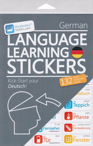 German Language Learning Stickers