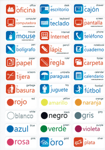 Mexican Vocabulary Stickers