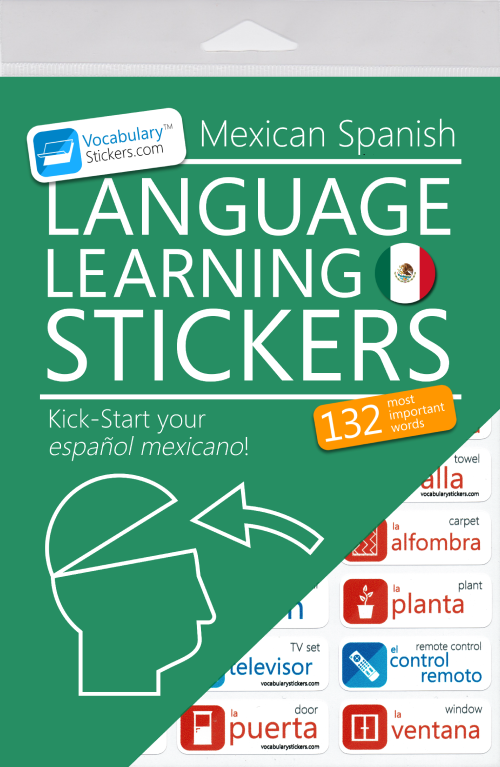 Mexican Spanish Language Learning Stickers