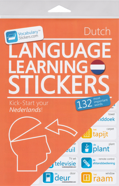 🇳🇱 Dutch Language Learning Stickers & Labels | VocabularyStickers