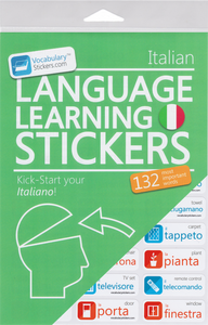 Italian Language Learning Stickers