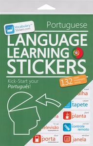 Portuguese Language Learning Stickers