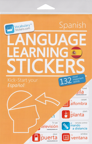 Spanish Vocabulary Language Stickers