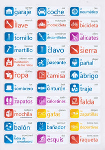 Spanish Vocabulary Learning Labels
