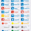 Spanish Learning Stickers
