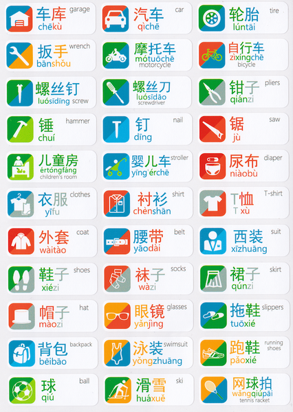 Chinese Language Learning Labels