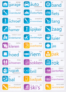 Dutch Language Learning Labels