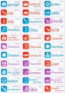 French Language Stickers