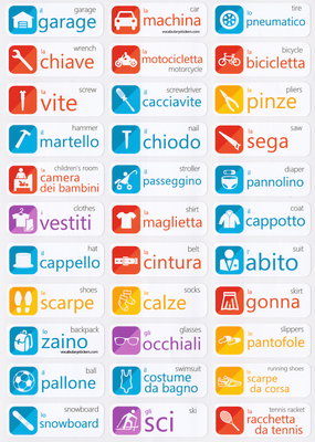 Italian Language Stickers